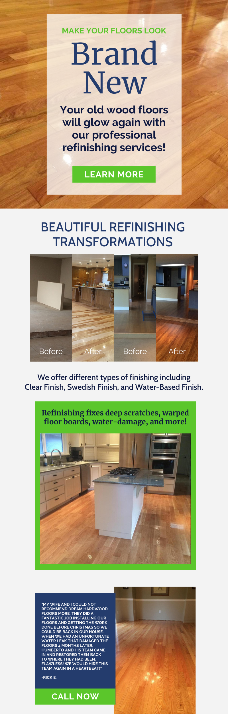 make your floors look brand new infographic