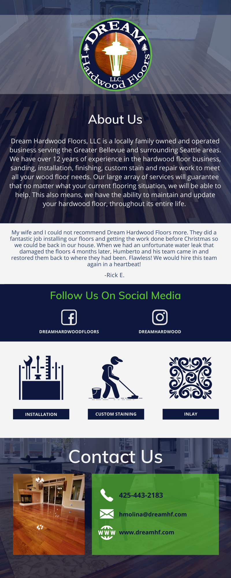 about us infographic